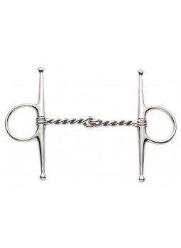 Full Cheek Snaffle Bit Single Twisted Wire Mouth